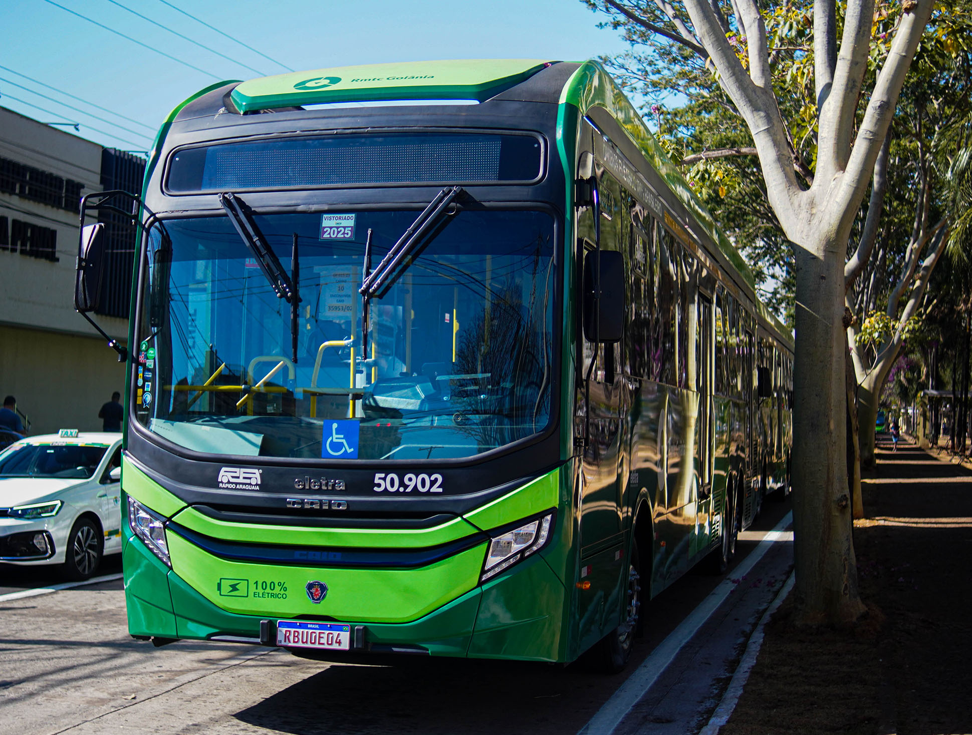 Foto de divulgação dos ônibus