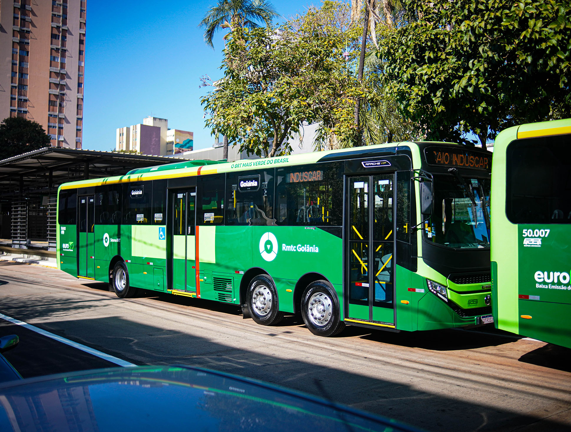 Foto de divulgação dos ônibus